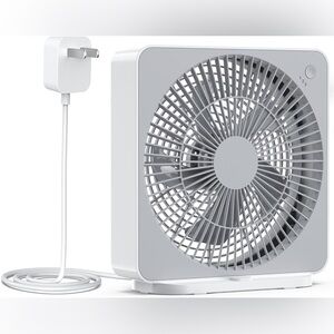 Adidas White Electric Fan